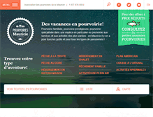 Tablet Screenshot of naturemauricie.com